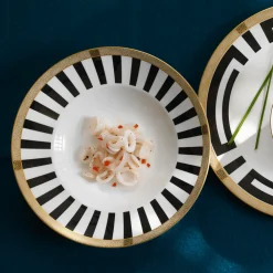 Royal Crown Derby Satori Black Dinner Plate- Royal Crown Derby China