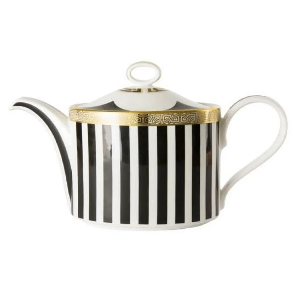 Royal Crown Derby Satori Black Teapot- Royal Crown Derby China|Teapots