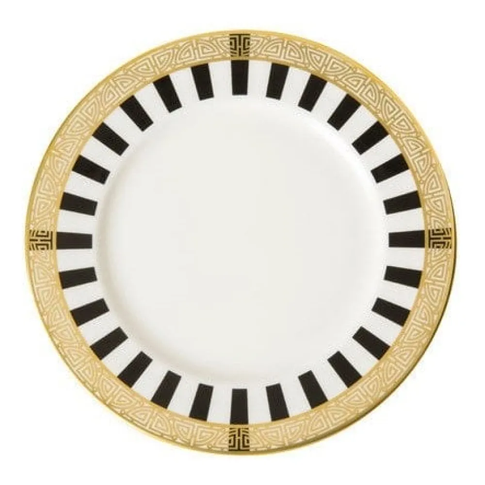 Royal Crown Derby Satori Black Bread & Butter Plate- Royal Crown Derby China