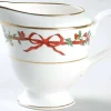 Royal Worcester Holly Ribbons Cream Jug L/S- Royal Worcester|Creamers & Sugar Bowls
