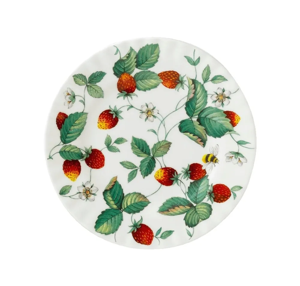 Roy Kirkham Alpine Strawberry Dessert Plate- Tea Plates