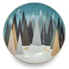 Sara Miller London Sara Miller Frosted Pines Dessert Plate (Foxes)- Tea Plates