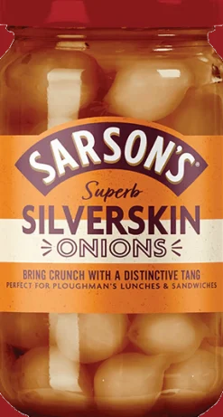 Sarson's Silverskin Onions- Curries, Chutneys & Pickles