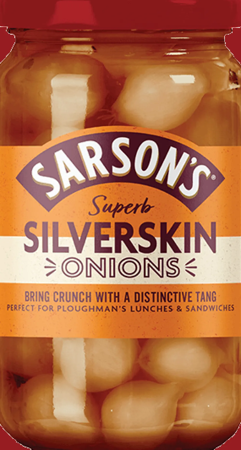 Sarson's Silverskin Onions- Curries, Chutneys & Pickles