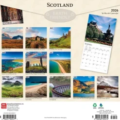 Scotland 2026 Square Wall Calendar- Calendars