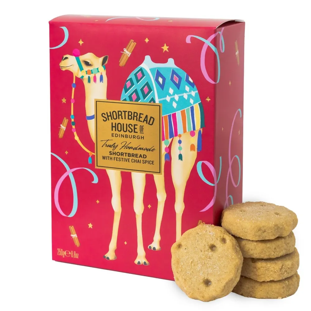Shortbread House of Edinburgh Festive Chai Spice Shortbread- Biscuits