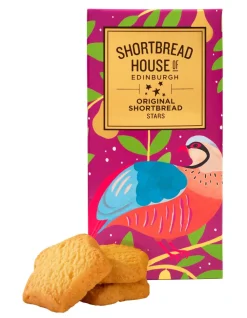 Shortbread House of Edinburgh Original Shortbread Partridge Stars- Biscuits