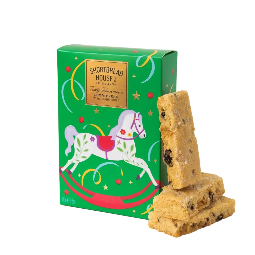 Shortbread House of Edinburgh Shortbread Fingers with Cranberries- Biscuits