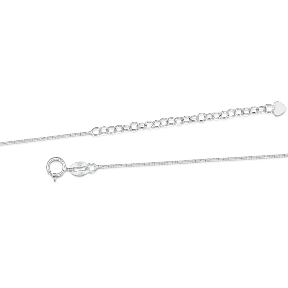 Shrieking Violet Daisy White Small Round Silver Pendant Necklace- Necklaces & Pendants