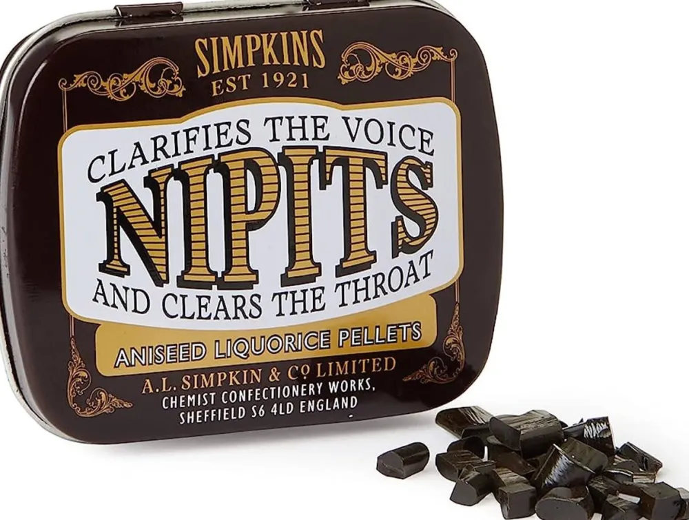Simpkins Nipits Pure Liquorice Pellets- Sweets