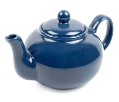 Small Stoneware Teapot, Blue- Teapots