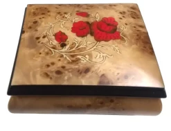 Splendid Music Box Co. Red Roses Box- Home Accents
