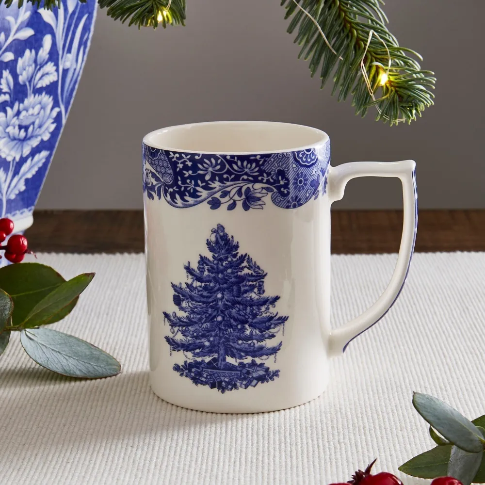 Spode Blue Italian Christmas Tree Mug- Assorted Mugs