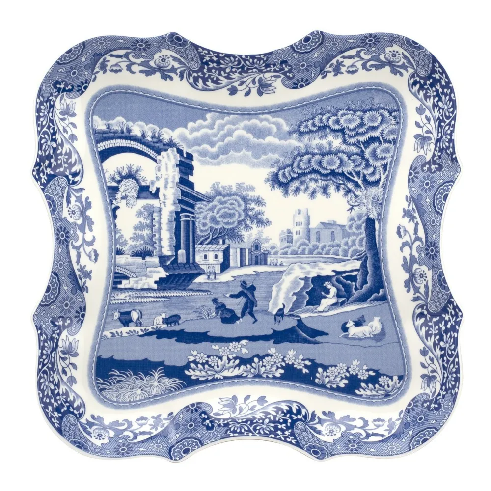 Spode Blue Italian Devonia Tray- Trays