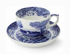 Spode Blue Italian Jumbo Breakfast Cup & Saucer- Teacups & Saucers|Assorted Mugs