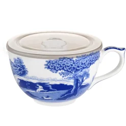 Spode Blue Italian Jumbo Cup with Lid- Assorted Mugs