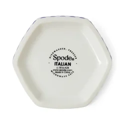 Spode Blue Italian Steccato Mini Vase- Vases