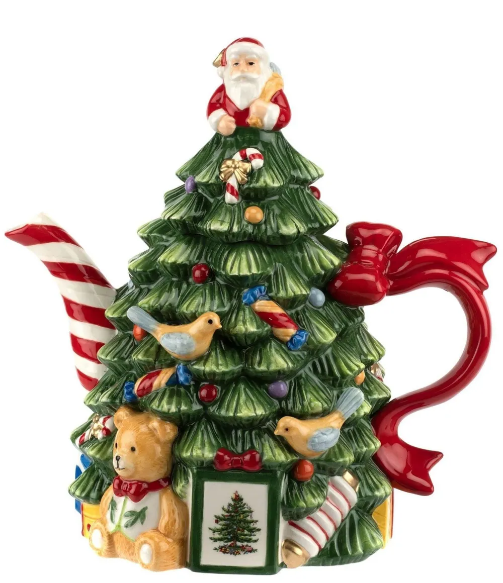 Spode Christmas Tree Figural Teapot (250th Anniversary)- Teapots