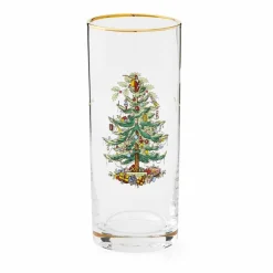 Spode Christmas Tree Highball Glasses Set- Glasses & Steins