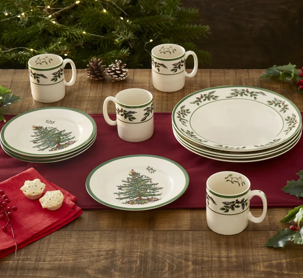 Spode Christmas Tree Holly Mug- Assorted Mugs