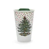 Spode Christmas Tree Polka Dot Travel Mug- Assorted Mugs
