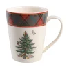 Spode Christmas Tree Tartan Mug- Assorted Mugs
