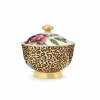 Spode Creatures of Curiosity Leopard Lidded Sugar Bowl- Creamers & Sugar Bowls