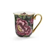 Spode Creatures of Curiosity Black Floral Mug- Assorted Mugs