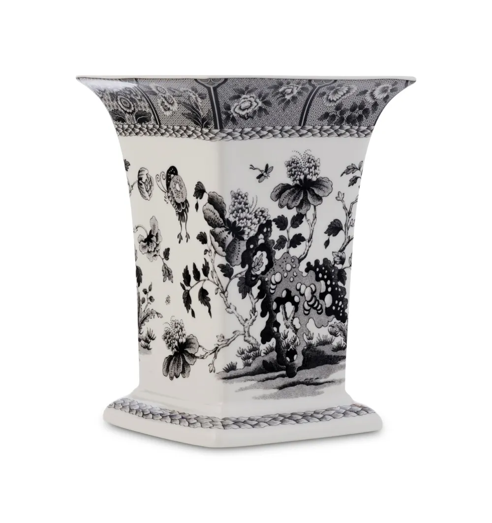 Spode Heritage Square Vase (India)- Vases
