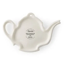 Spode King's Coronation Tea Tidy- King Charles Iii|Tea Bag Holders & Squeezers
