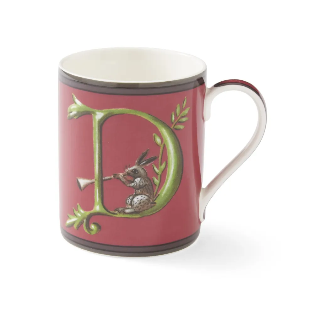 Spode Kit Kemp Alphabet Mug D- Assorted Mugs