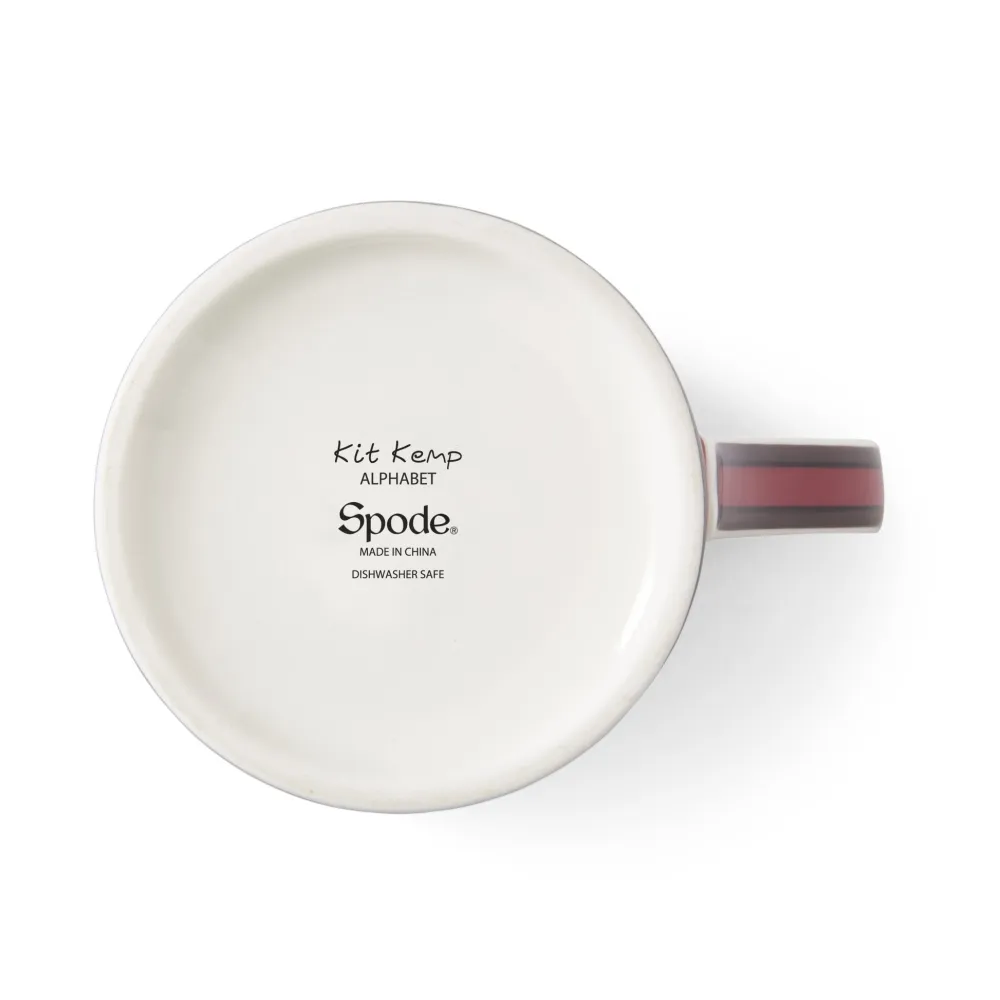 Spode Kit Kemp Alphabet Mug D- Assorted Mugs