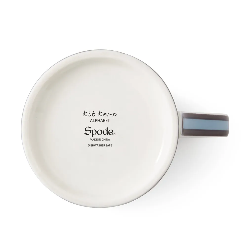 Spode Kit Kemp Alphabet Mug F- Assorted Mugs