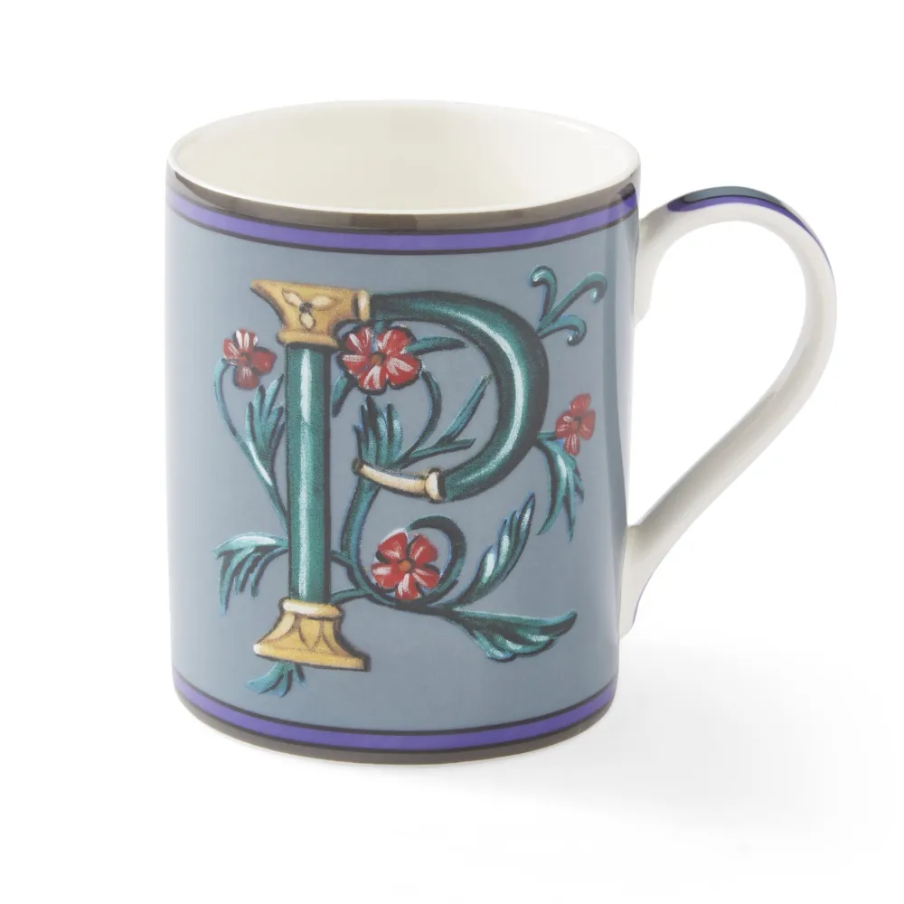Spode Kit Kemp Alphabet Mug P- Assorted Mugs