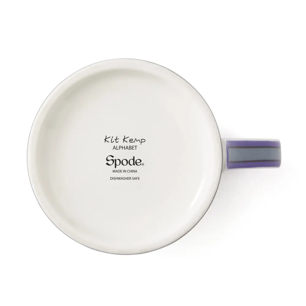 Spode Kit Kemp Alphabet Mug W- Assorted Mugs