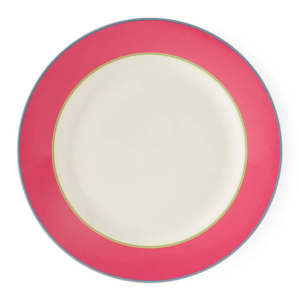Spode Kit Kemp Calypso Pink Charger Serving Plate- Serving Plates