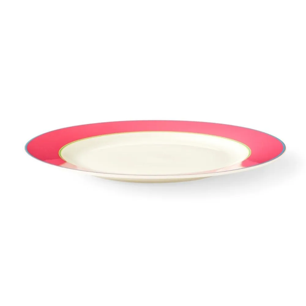 Spode Kit Kemp Calypso Pink Charger Serving Plate- Serving Plates
