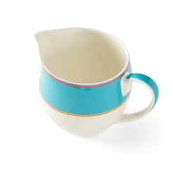 Spode Kit Kemp Calypso Turquoise Cream Jug- Creamers & Sugar Bowls