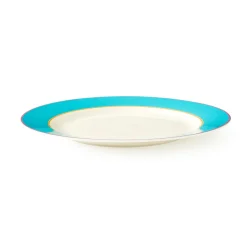 Spode Kit Kemp Calypso Turquoise Charger Serving Plate- Serving Plates