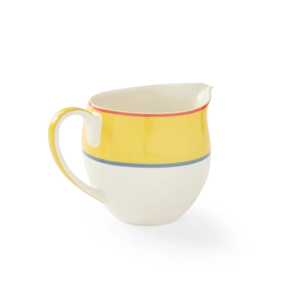 Spode Kit Kemp Calypso Yellow Cream Jug 12oz- Creamers & Sugar Bowls