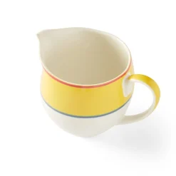 Spode Kit Kemp Calypso Yellow Cream Jug 12oz- Creamers & Sugar Bowls