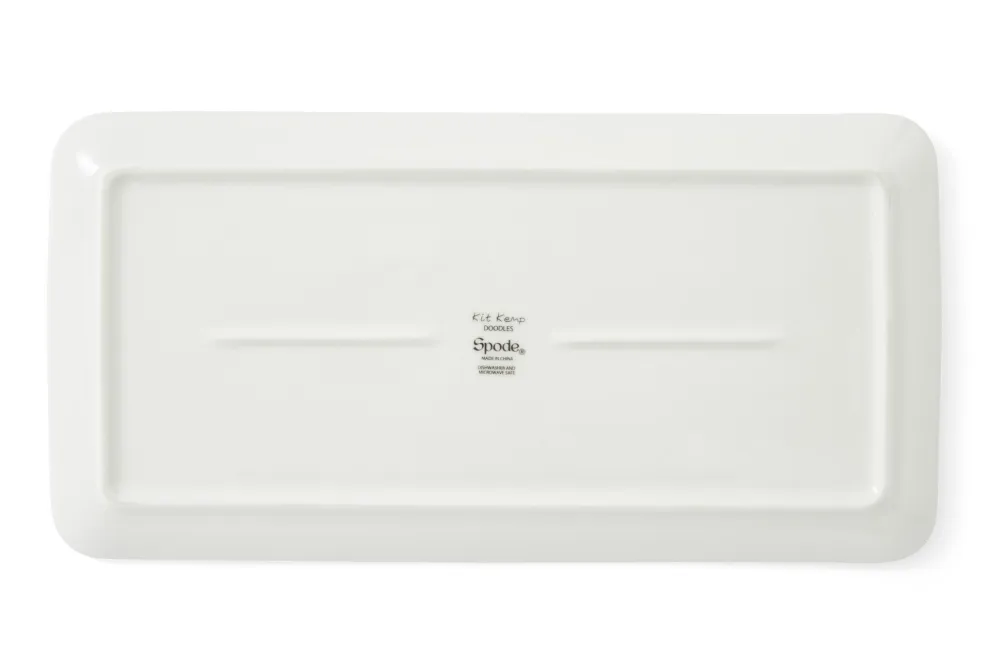 Spode Kit Kemp Doodles Sandwich Platter- Serving Plates
