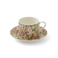 Spode Morris & Co. Golden Lily Teacup & Saucer- Teacups & Saucers