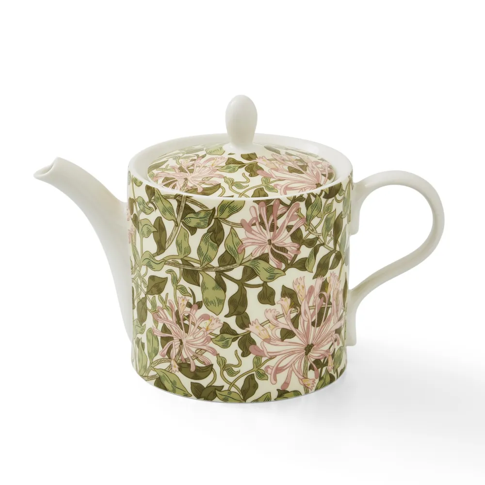 Spode Morris & Co. Honeysuckle Teapot- Teapots