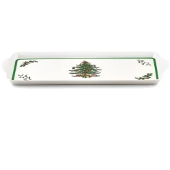 Spode Christmas Tree Sandwich Tray- Tea Trays