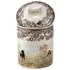 Spode Woodland Dogs Treat Jar- Storage Jars