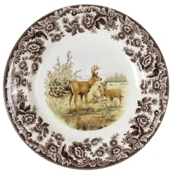 Spode Woodland Salad Plate (Mule Deer)- Tea Plates