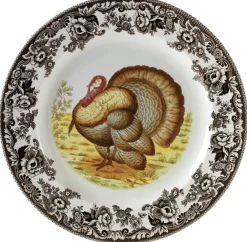 Spode Woodland Salad Plate (Turkey)- Tea Plates