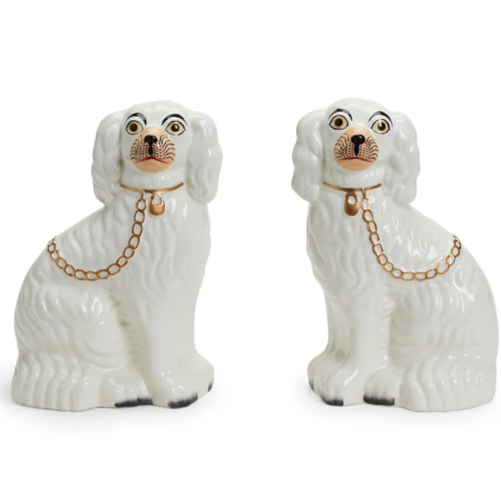 Staffordshire Dog Statues Pair- Home Accents