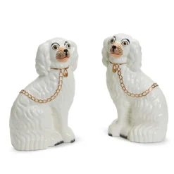 Staffordshire Dog Statues Pair- Home Accents